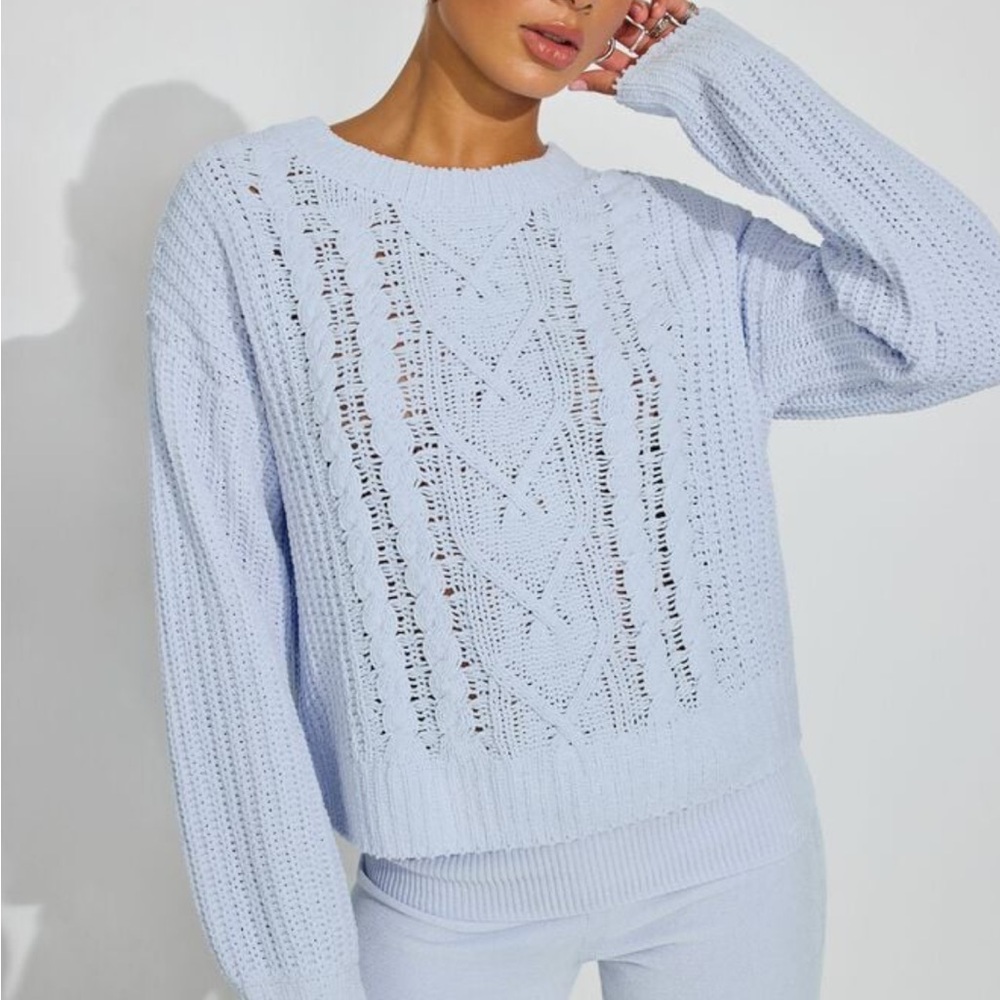Chenille oversized sweater